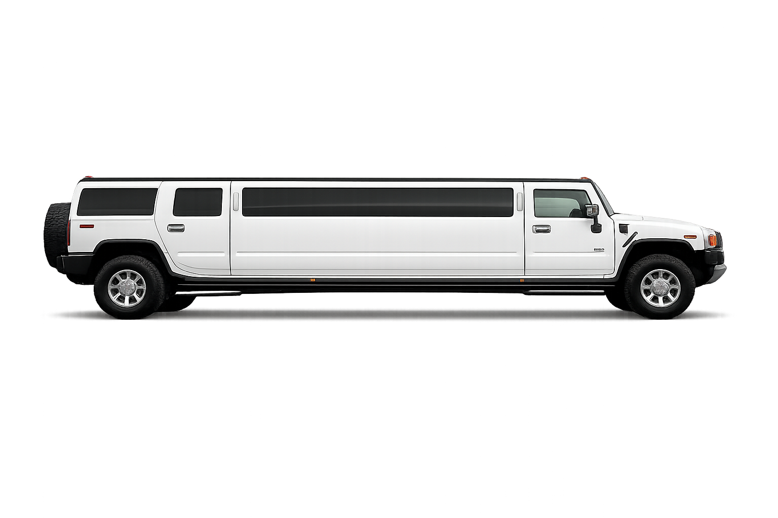White Hummer Limo